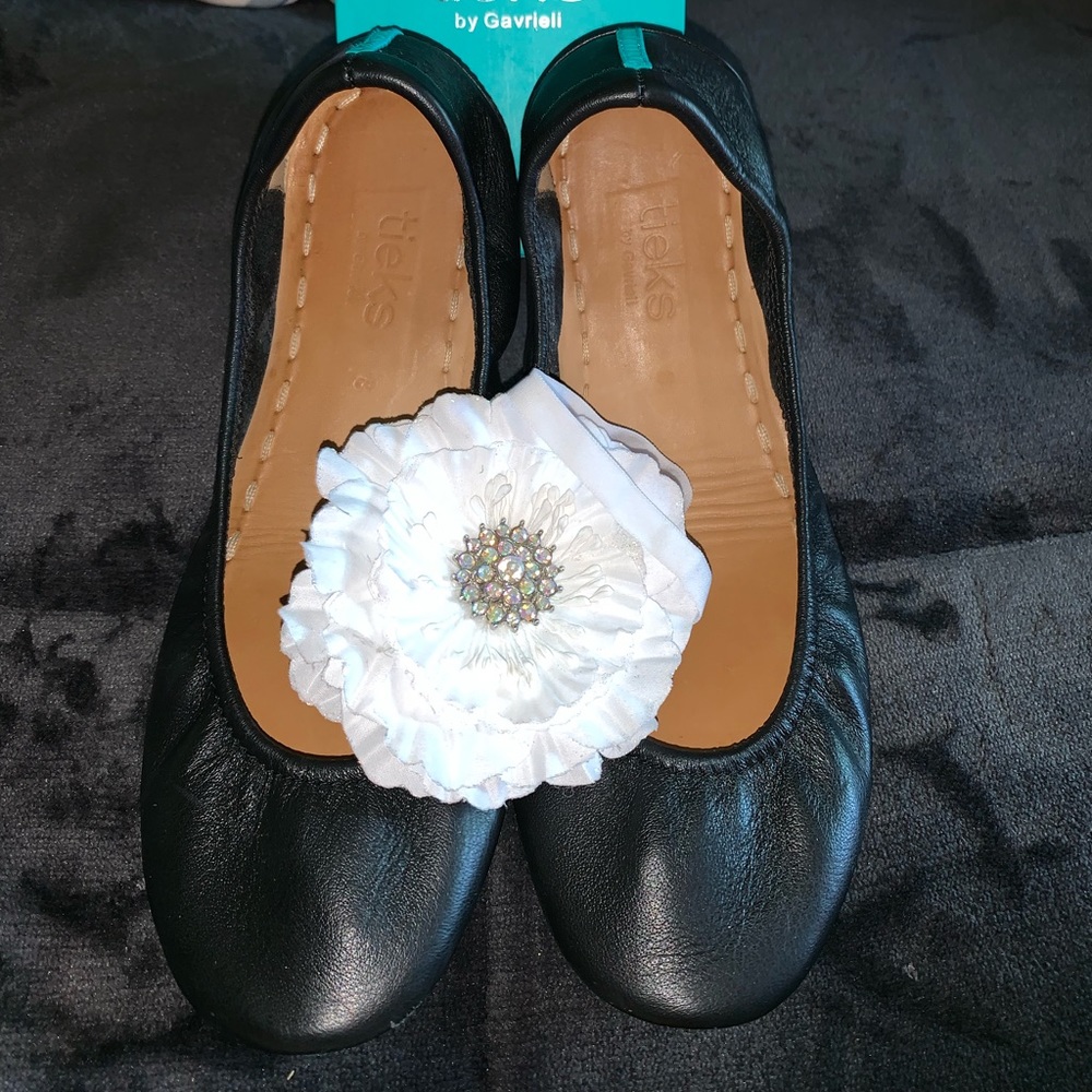 Tieks Matte Black, size 8